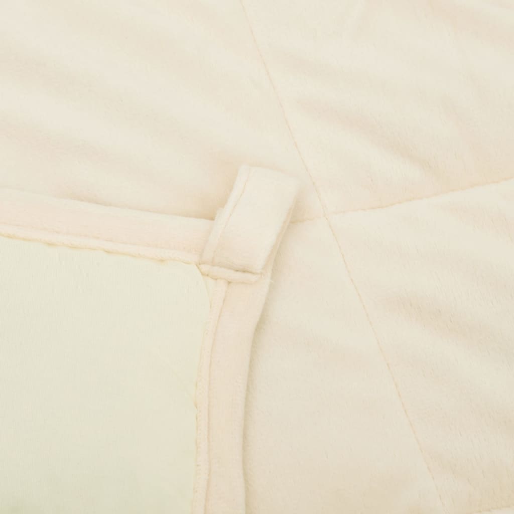 Coperta Ponderata Crema Chiaro 220x230 cm 11 kg Tessuto