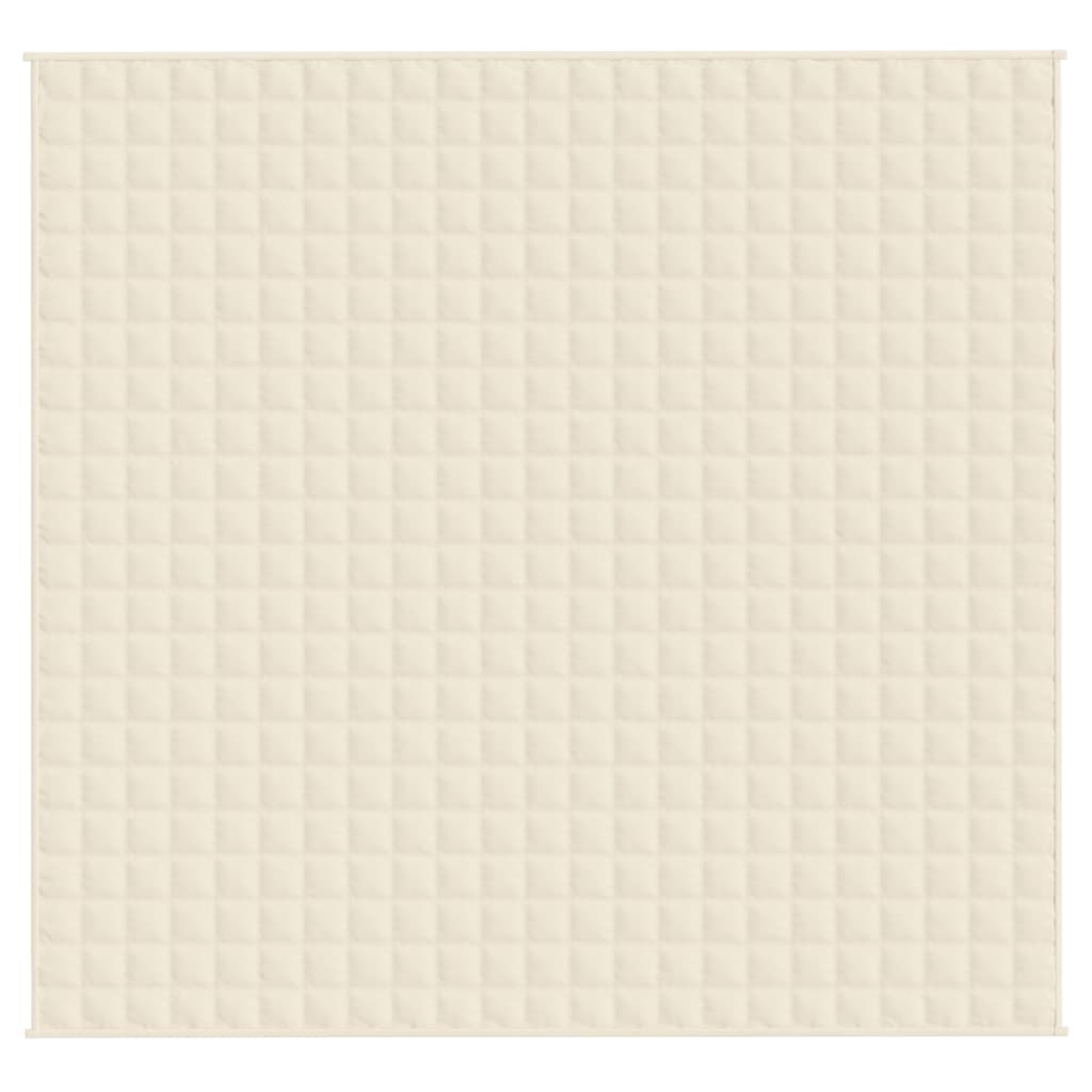 Coperta Ponderata Crema Chiaro 220x240 cm 11 kg Tessuto