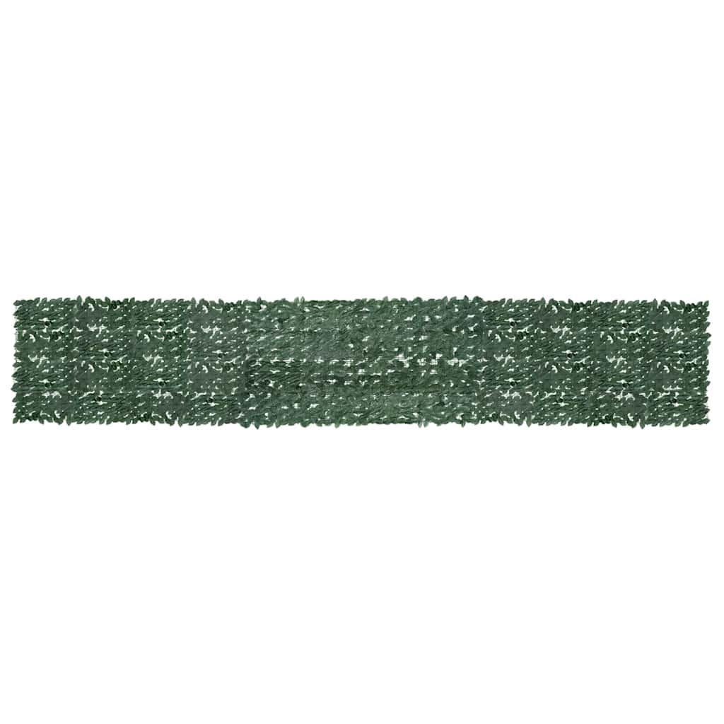 Paravento da Balcone con Foglie Verde Scuro 600x100 cm
