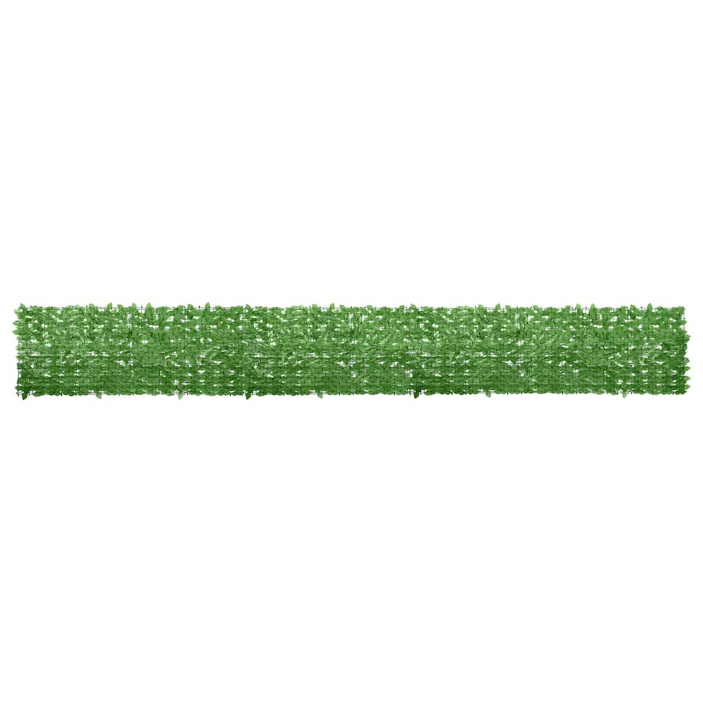 Paravento da Balcone con Foglie Verdi 600x75 cm