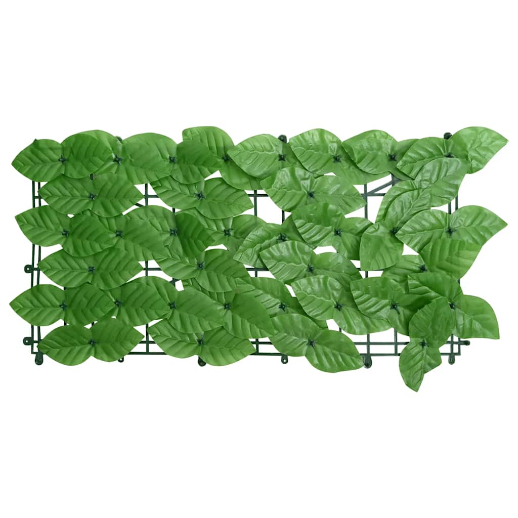 Paravento da Balcone con Foglie Verdi 400x150 cm
