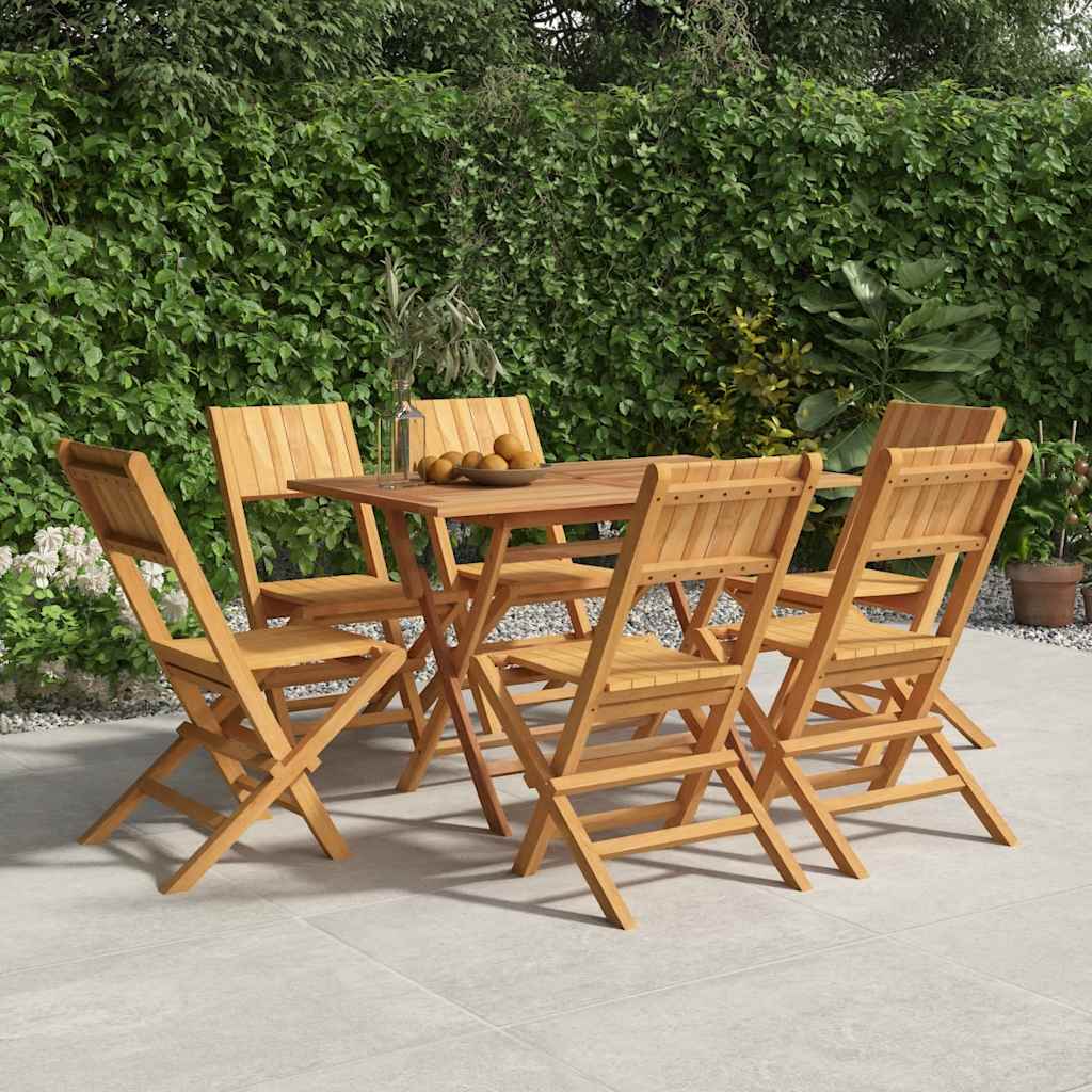Sedie Pieghevoli 6pz 47x61x90cm Legno Massello Teak
