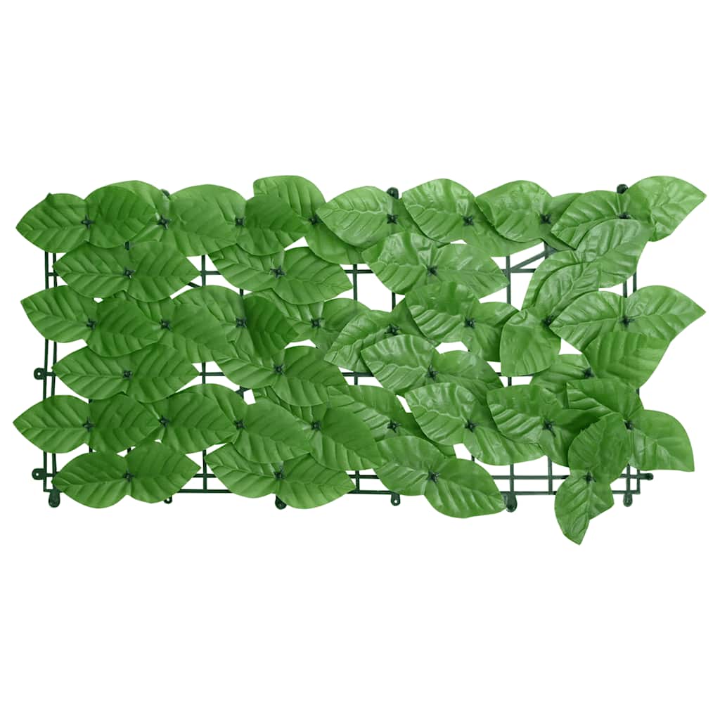 Paravento da Balcone con Foglie Verdi 500x150 cm