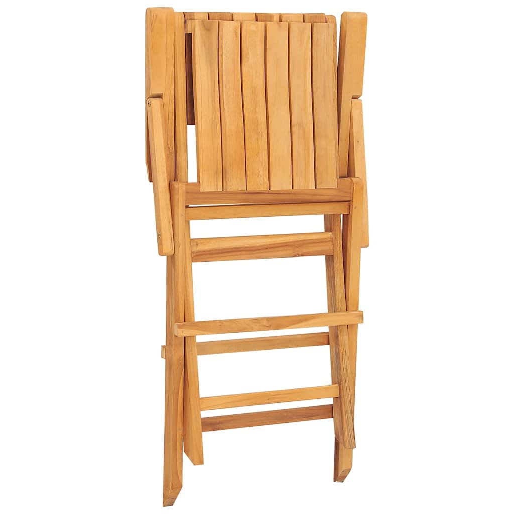 Sedie Pieghevoli 8pz 55x61x90cm Legno Massello Teak