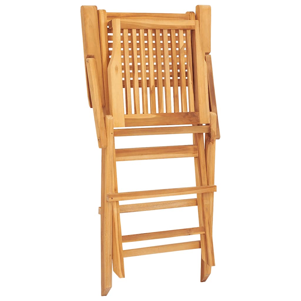 Sedie Pieghevoli 8pz 55x62x90cm Legno Massello Teak