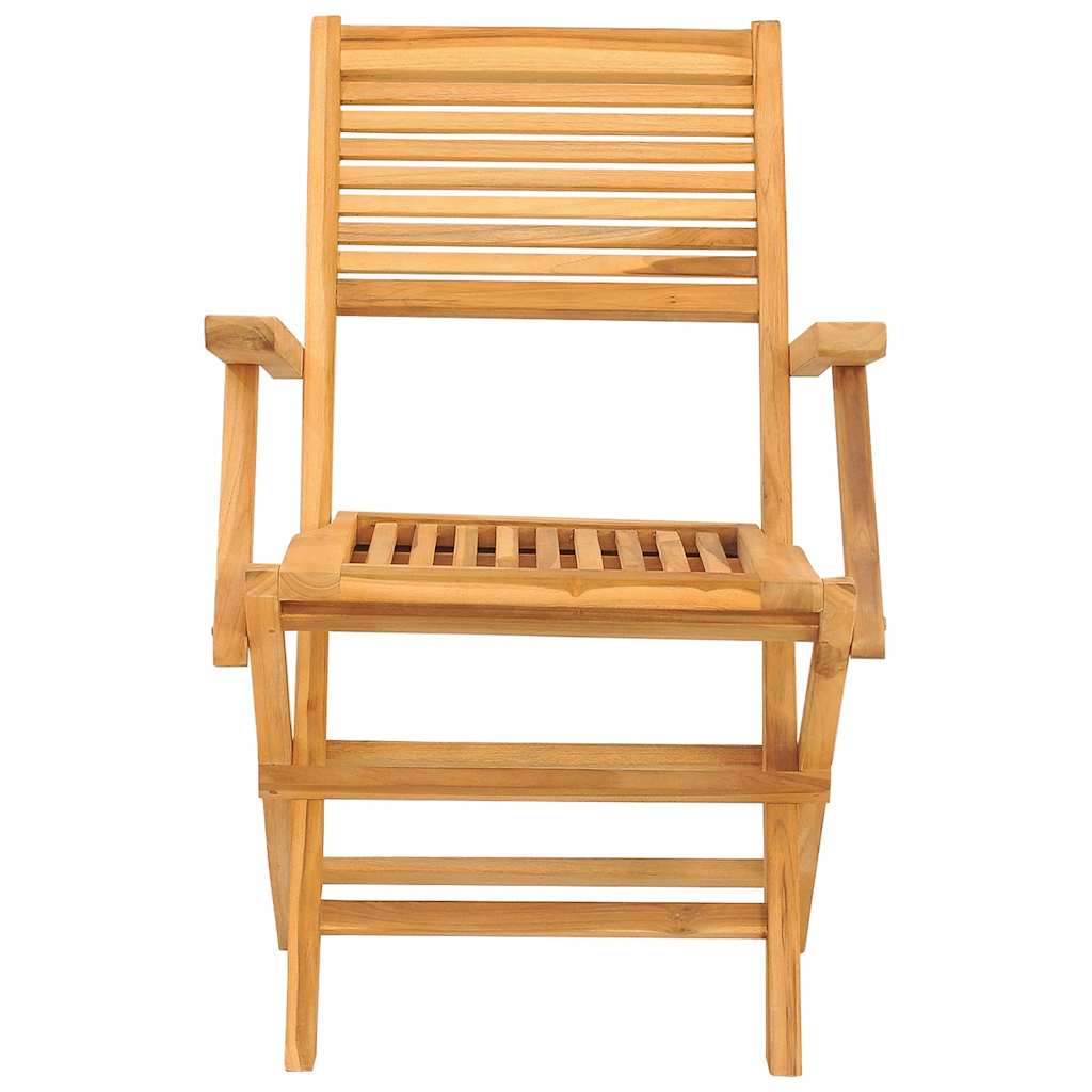 Sedie Pieghevoli 8pz 55x62x90cm Legno Massello Teak