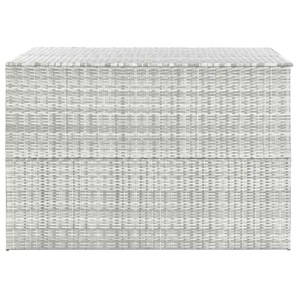 Baule da Giardino Grigio Chiaro 150x100x100 cm in Polyrattan