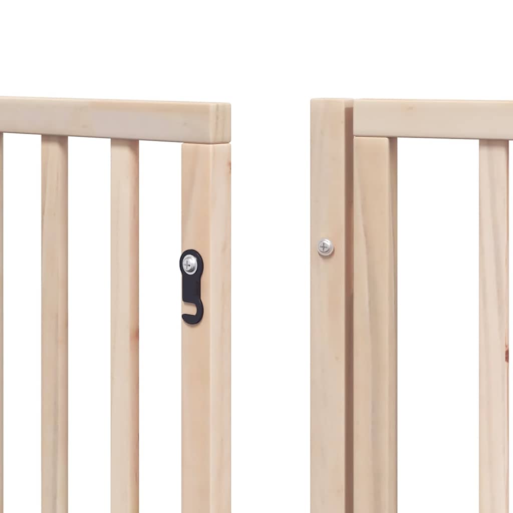Cancello per Cani Porta Pieghevole 15 Pannelli 750 cm in Pioppo