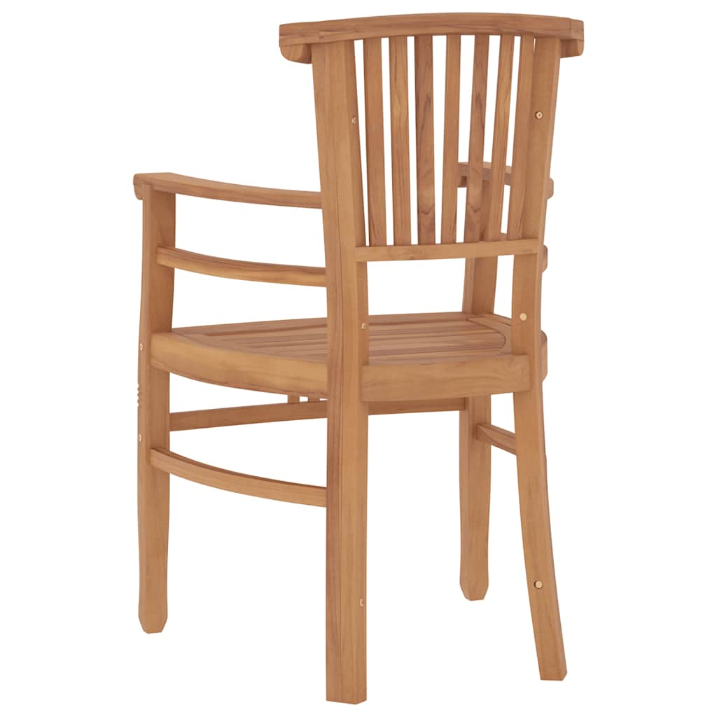 Set da Pranzo per Giardino 3 pz in Teak Massello