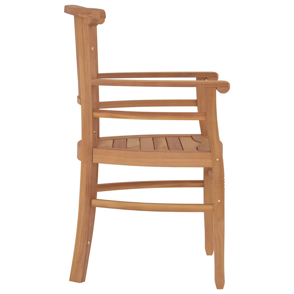 Set da Pranzo per Giardino 3 pz in Teak Massello