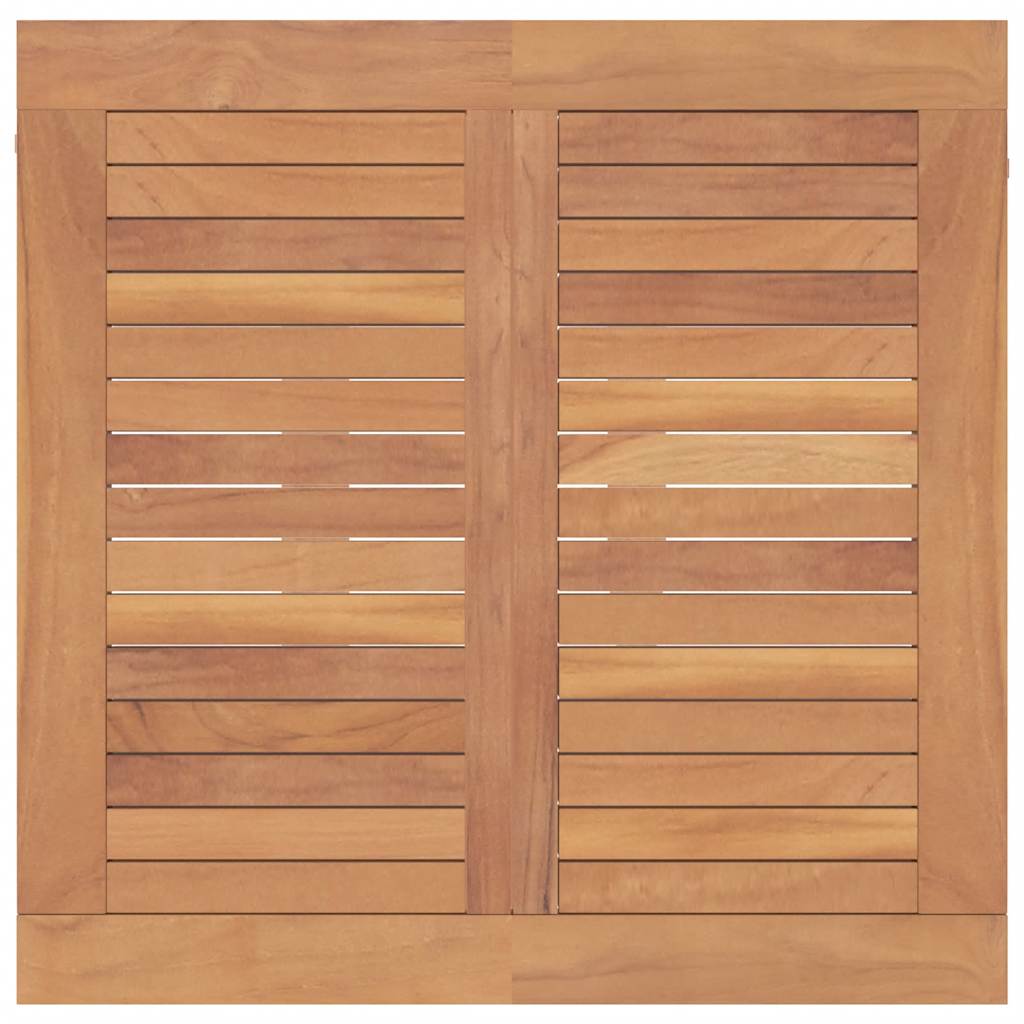 Set da Pranzo per Giardino 3 pz in Teak Massello