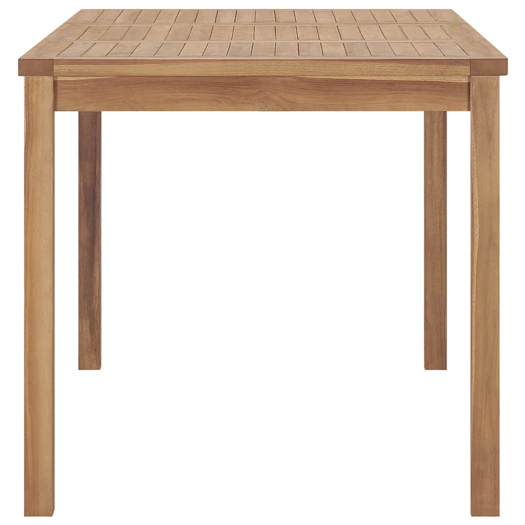 Tavolo da Pranzo da Giardino 140x80x77 cm in Massello di Teak
