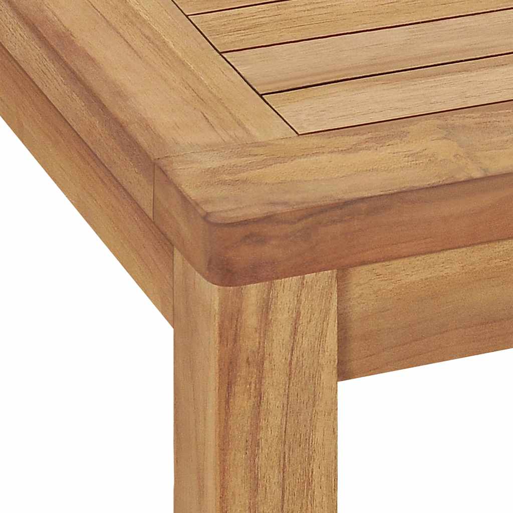 Tavolo da Pranzo da Giardino 140x80x77 cm in Massello di Teak