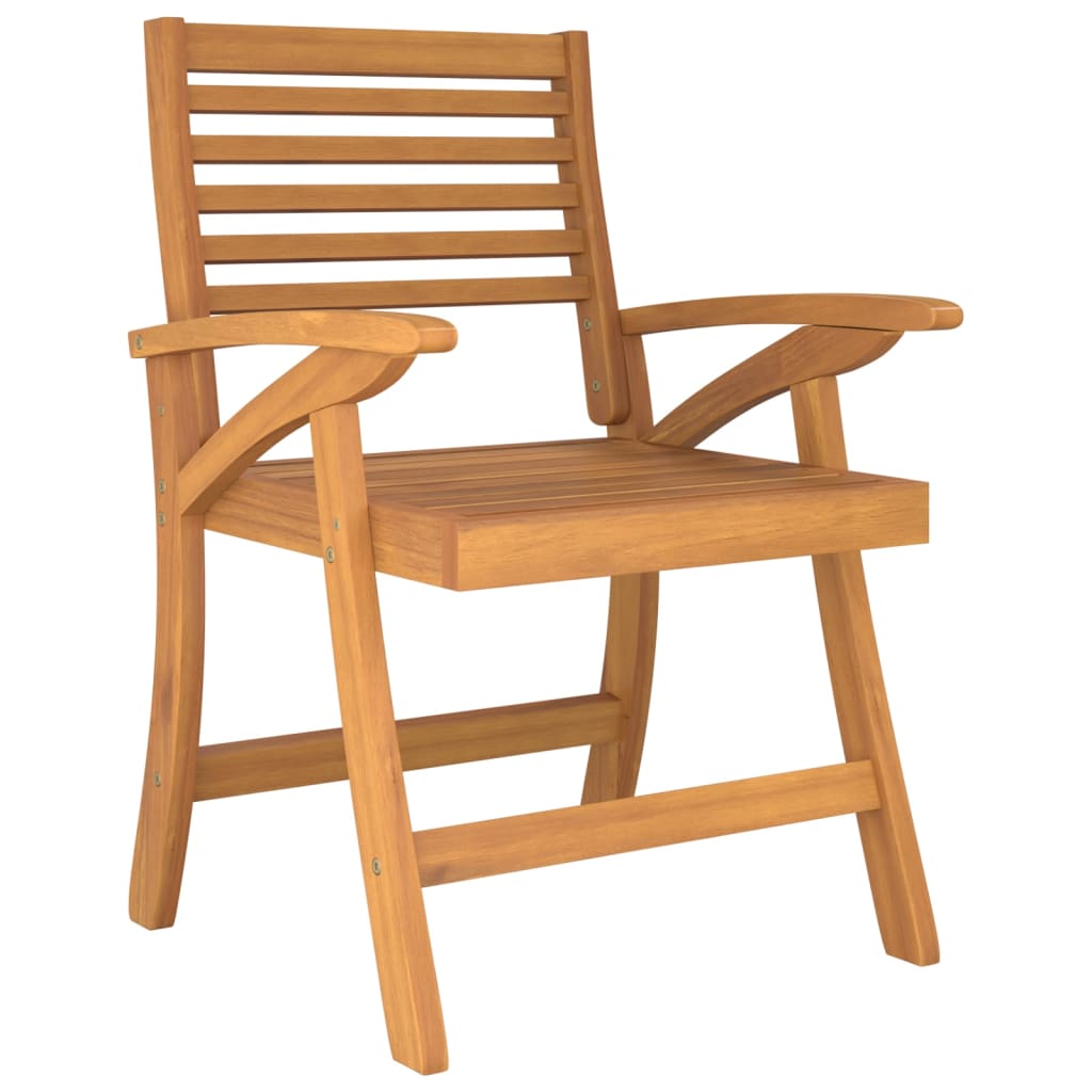 Sedie da Giardino 4 pz 58x58x87 cm Legno Massello di Acacia