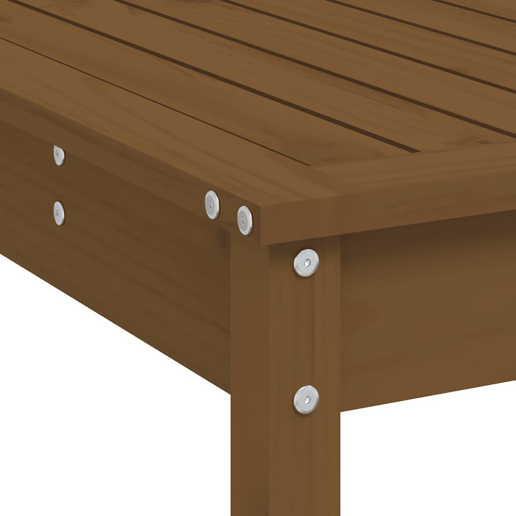 Set Bar da Giardino 7 pz in Legno di Pino Marrone Ambra