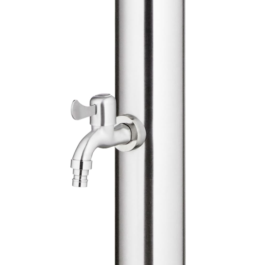 Doccia da Giardino 215 cm in Acciaio Inossidabile
