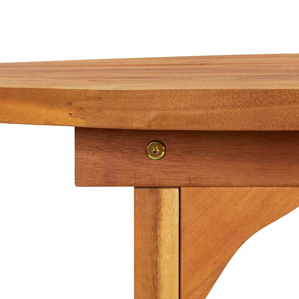 Tavolo da Pranzo per Esterni 220x90x75cm Legno Massello Acacia