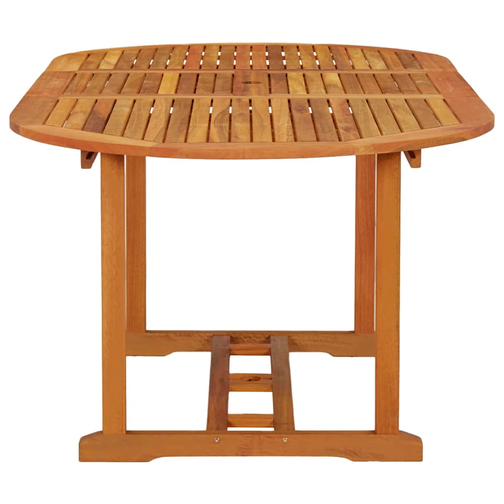 Tavolo da Giardino 200x100x75 cm in Legno Massello di Eucalipto