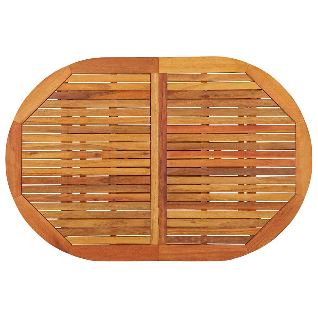 Tavolo da Giardino 200x100x75 cm in Legno Massello di Eucalipto