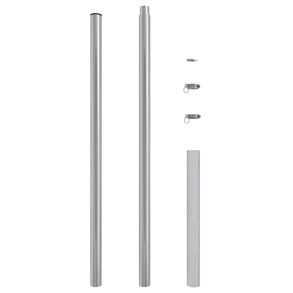 Asta per Parasole a Vela 200 cm in Acciaio Inox