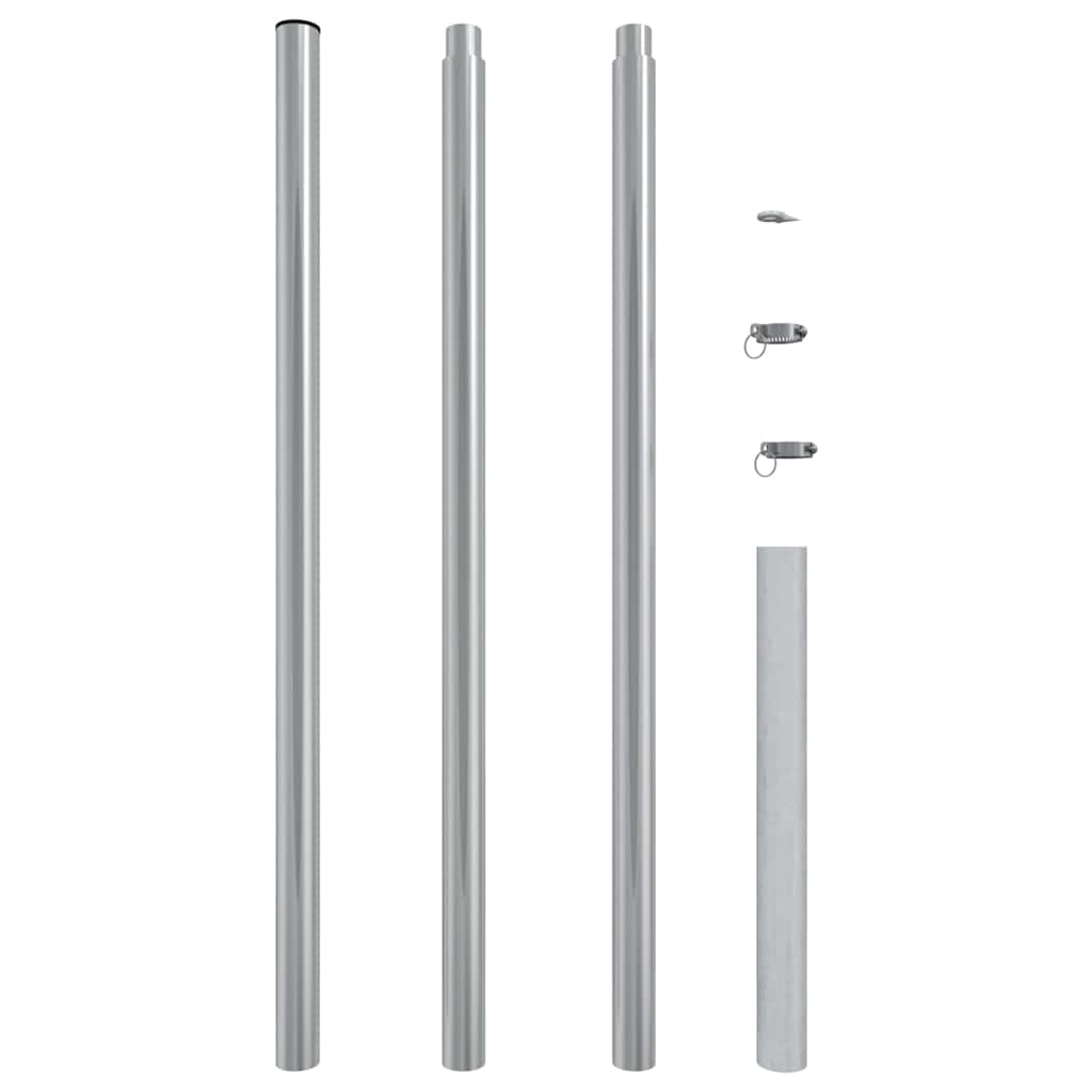 Asta per Parasole a Vela 300 cm Acciaio Inox