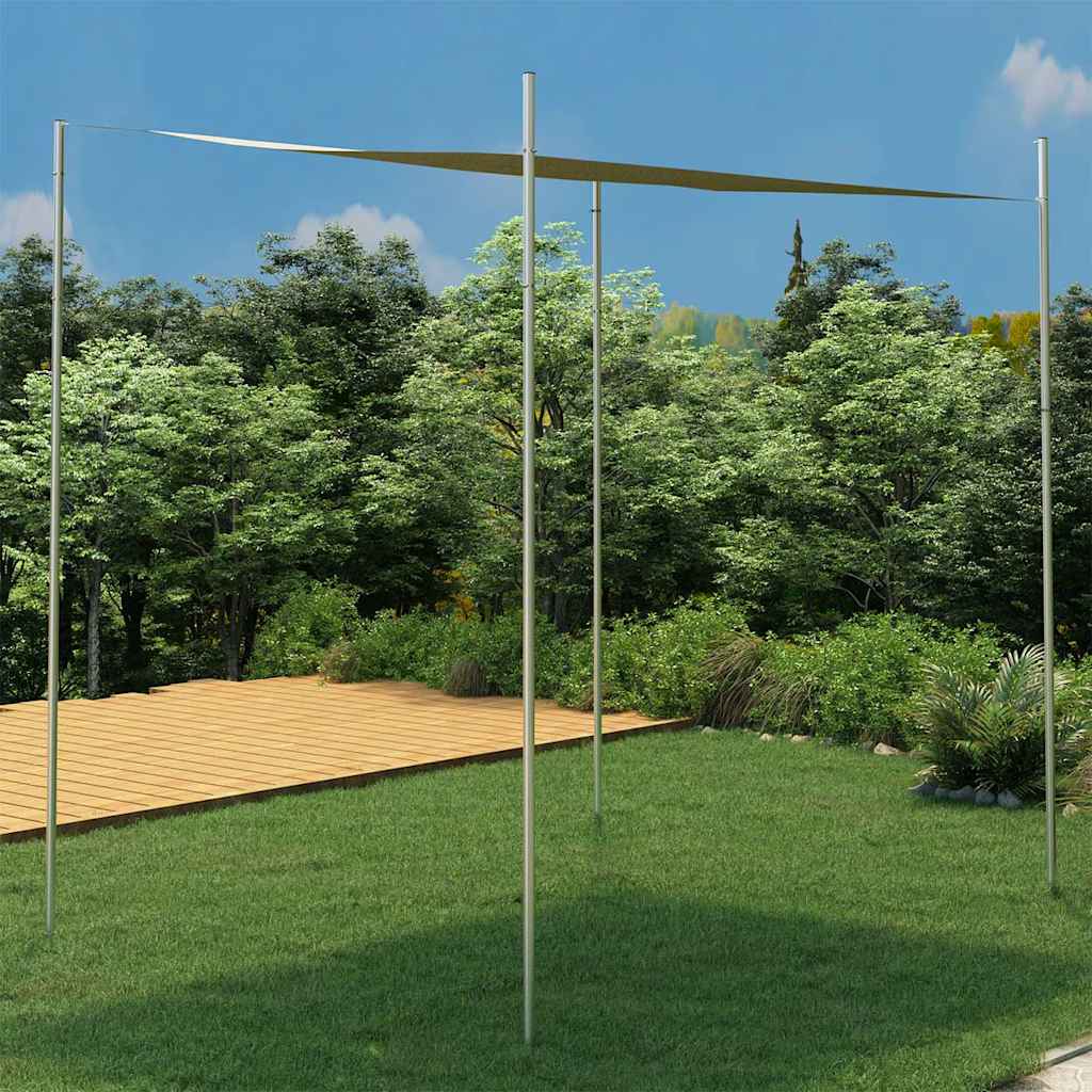 Asta per Parasole a Vela 400 cm Acciaio Inox