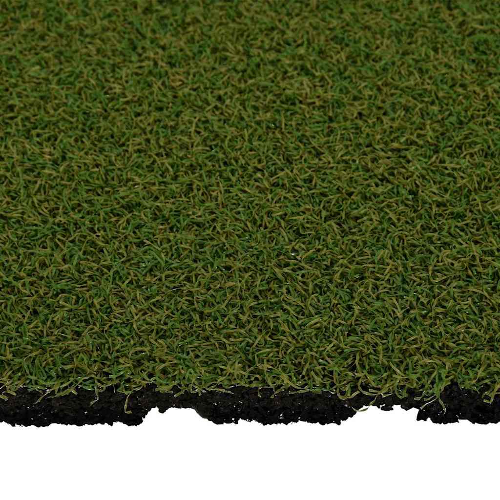 Piastrelle in Erba Sintetica 8 pz 50x50x2,5 cm Gomma