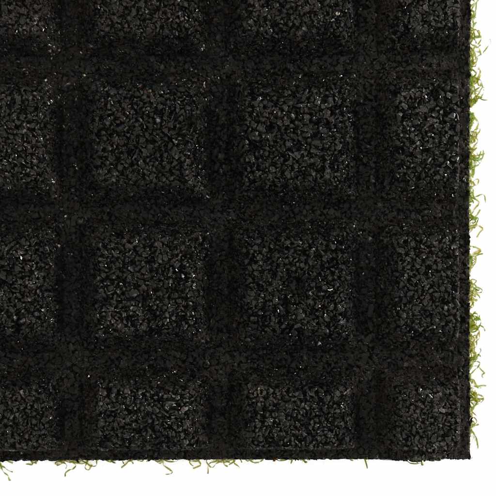 Piastrelle in Erba Sintetica 8 pz 50x50x2,5 cm Gomma
