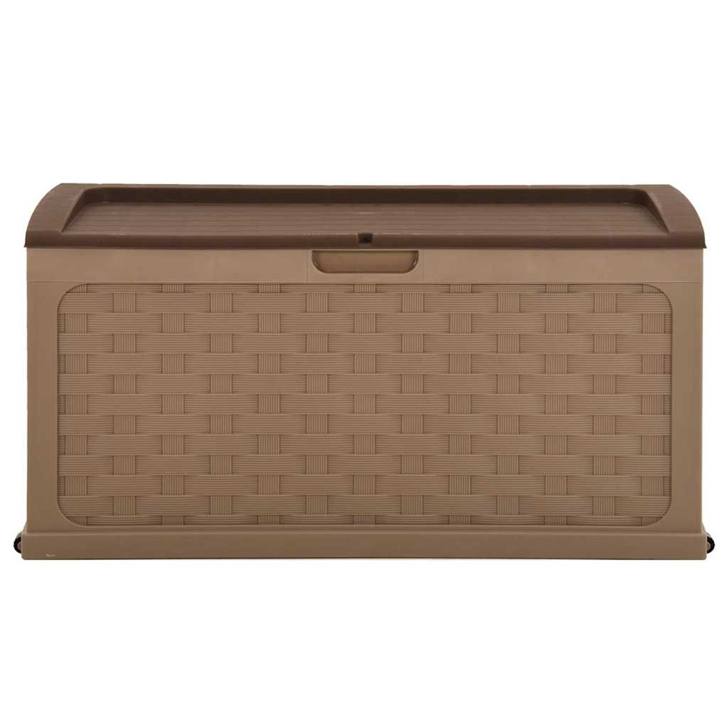 Baule da Giardino 335 L Moka e Cioccolato in Rattan PP