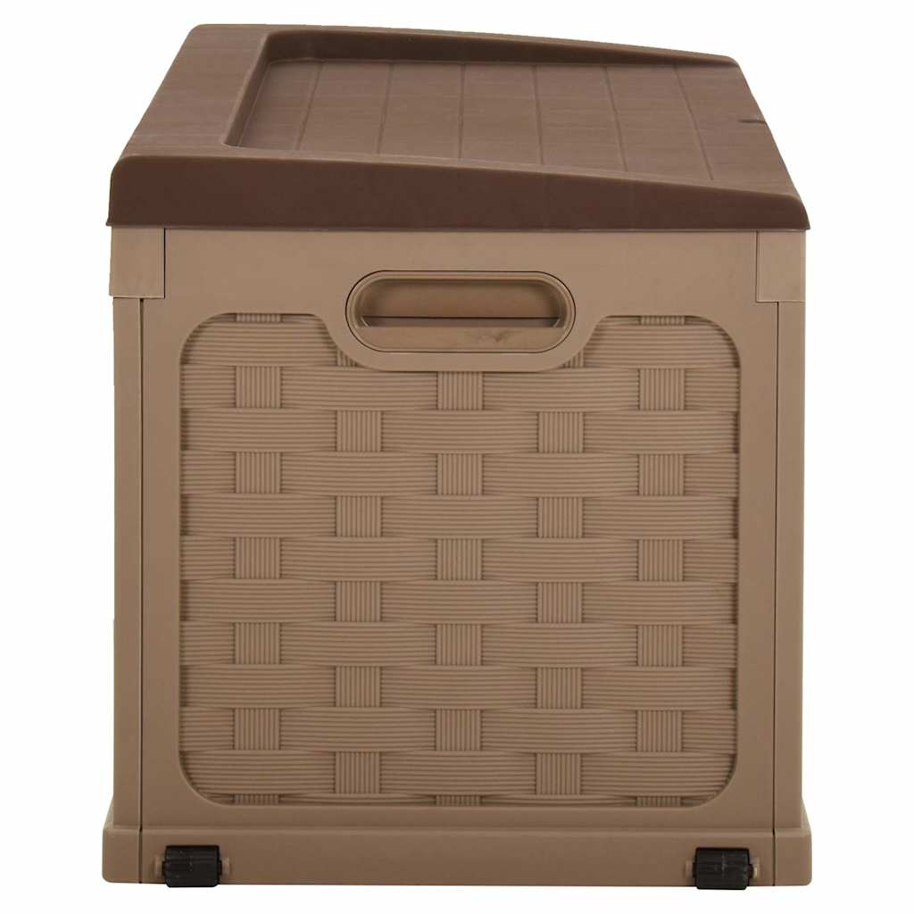 Baule da Giardino 335 L Moka e Cioccolato in Rattan PP