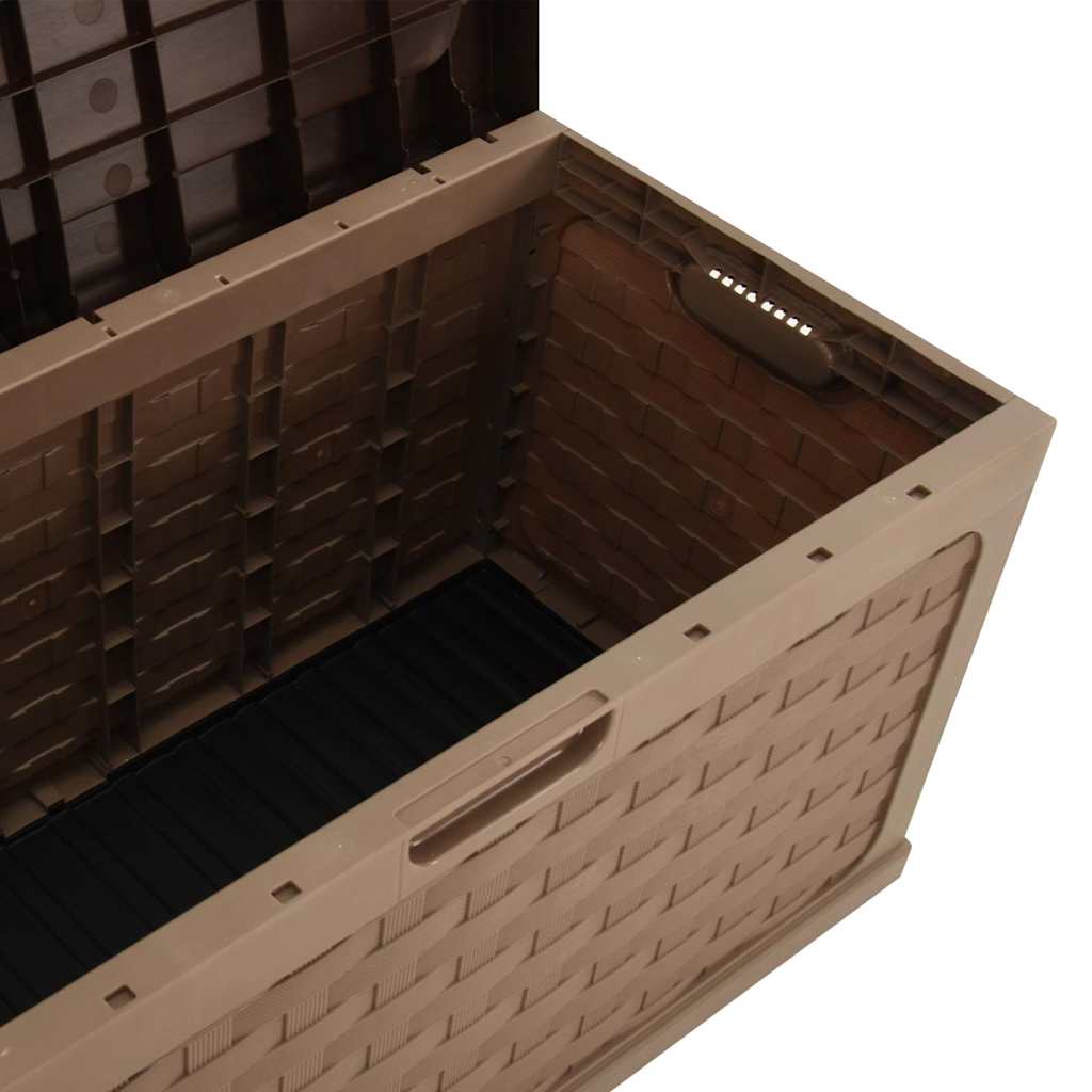 Baule da Giardino 335 L Moka e Cioccolato in Rattan PP