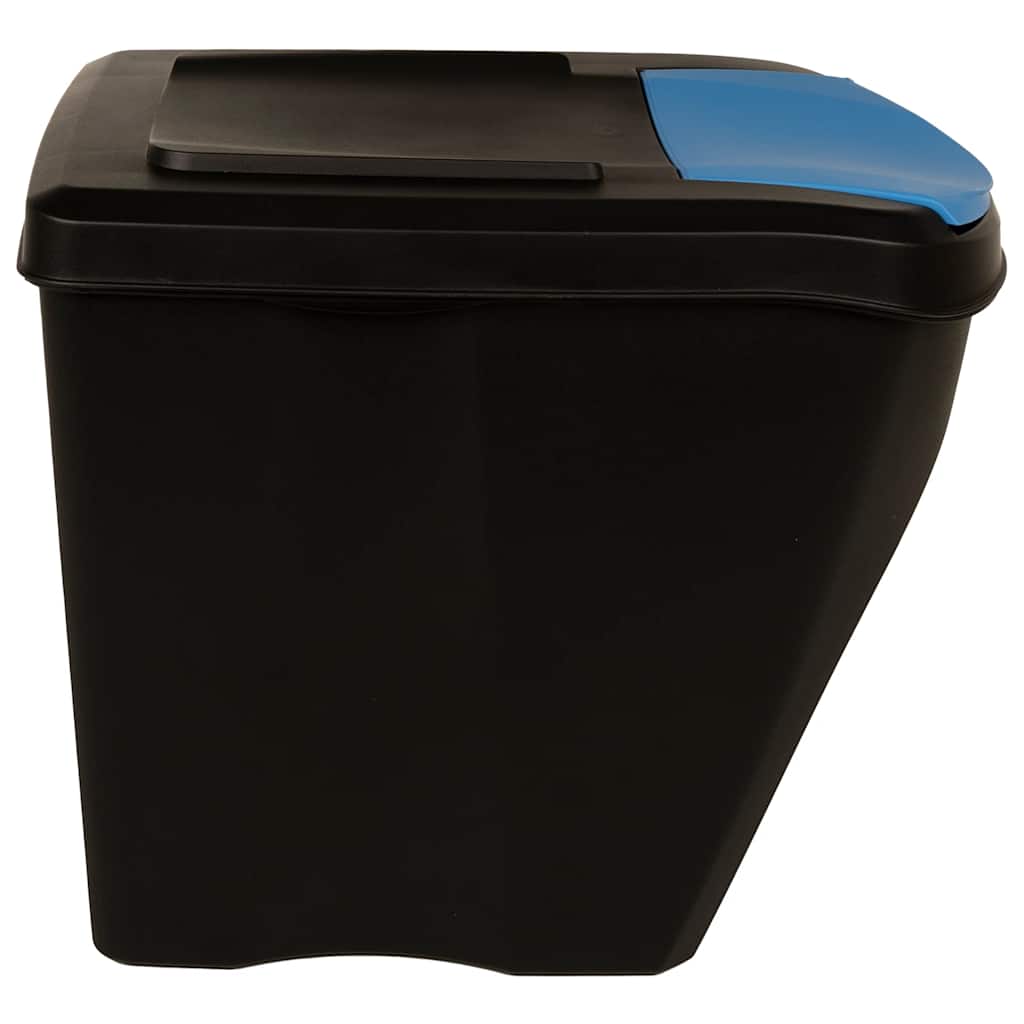 Cestini per Rifiuti Impilabili 4 pz Antracite 100 L