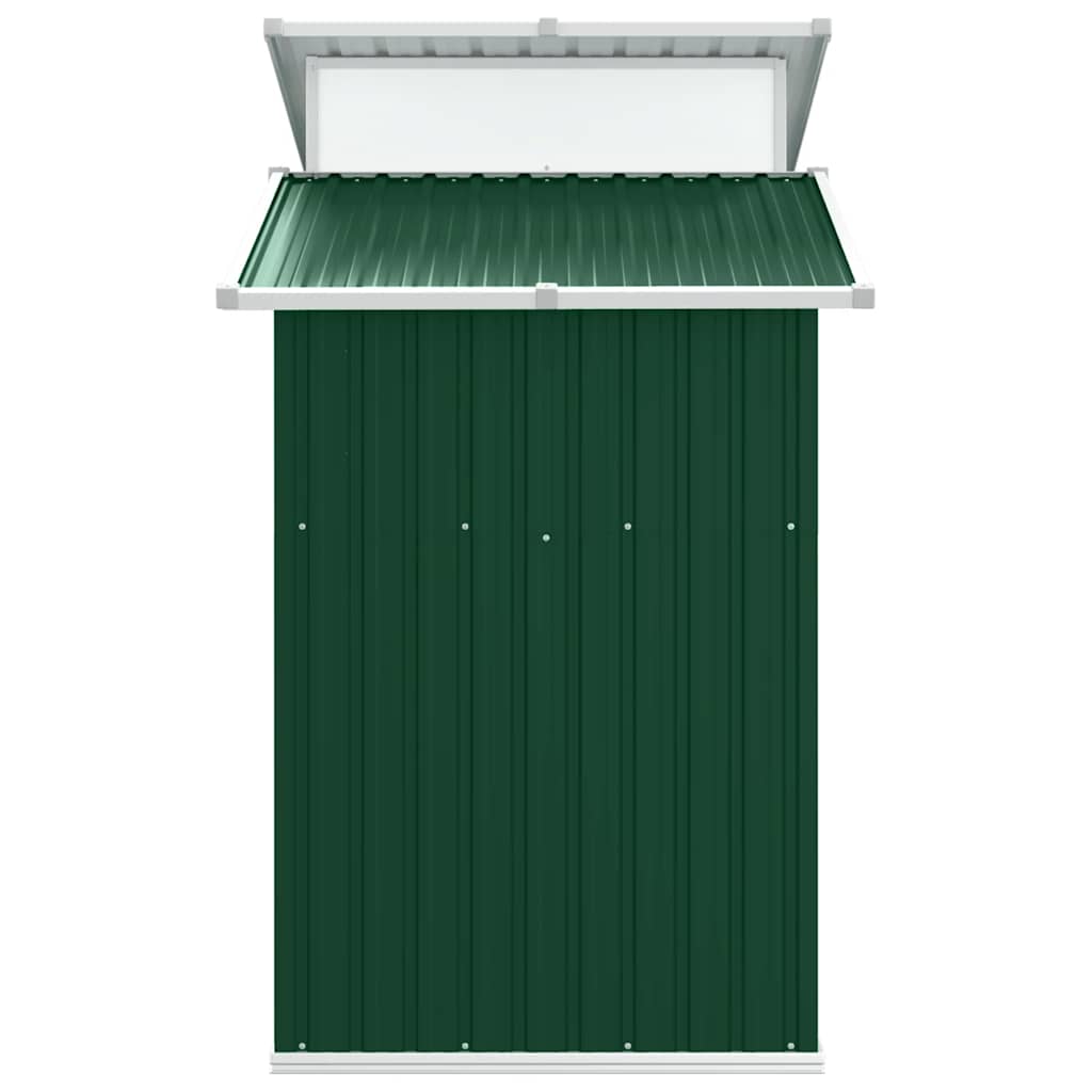 Capanno da Giardino Verde 207x130x208,5 cm Acciaio Zincato
