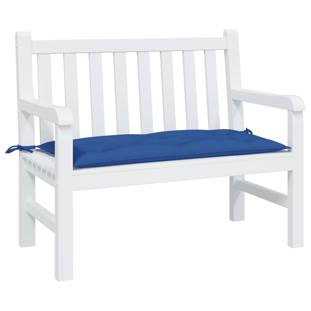Cuscino per Panca Blu 110x50x7 in Tessuto Oxford