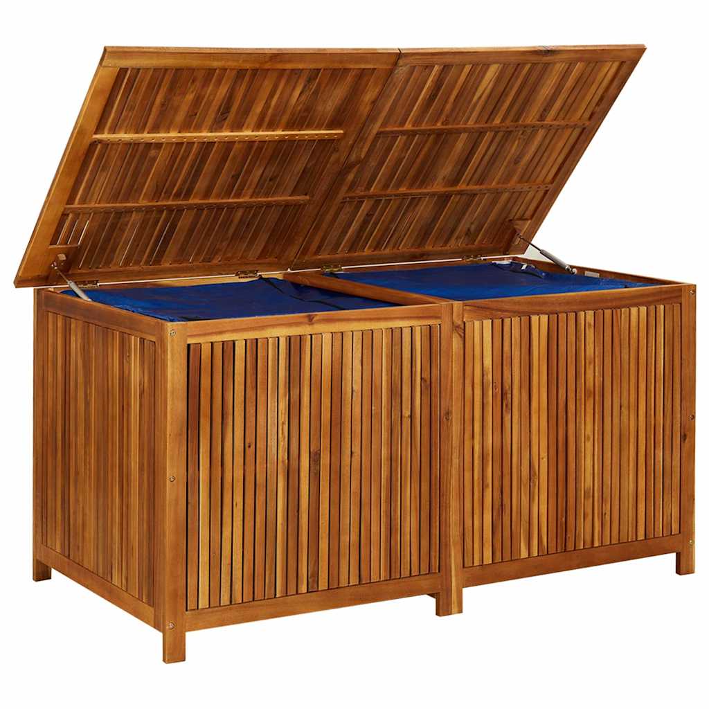 Contenitore da Giardino 150x80x75cm in Legno Massello di Acacia