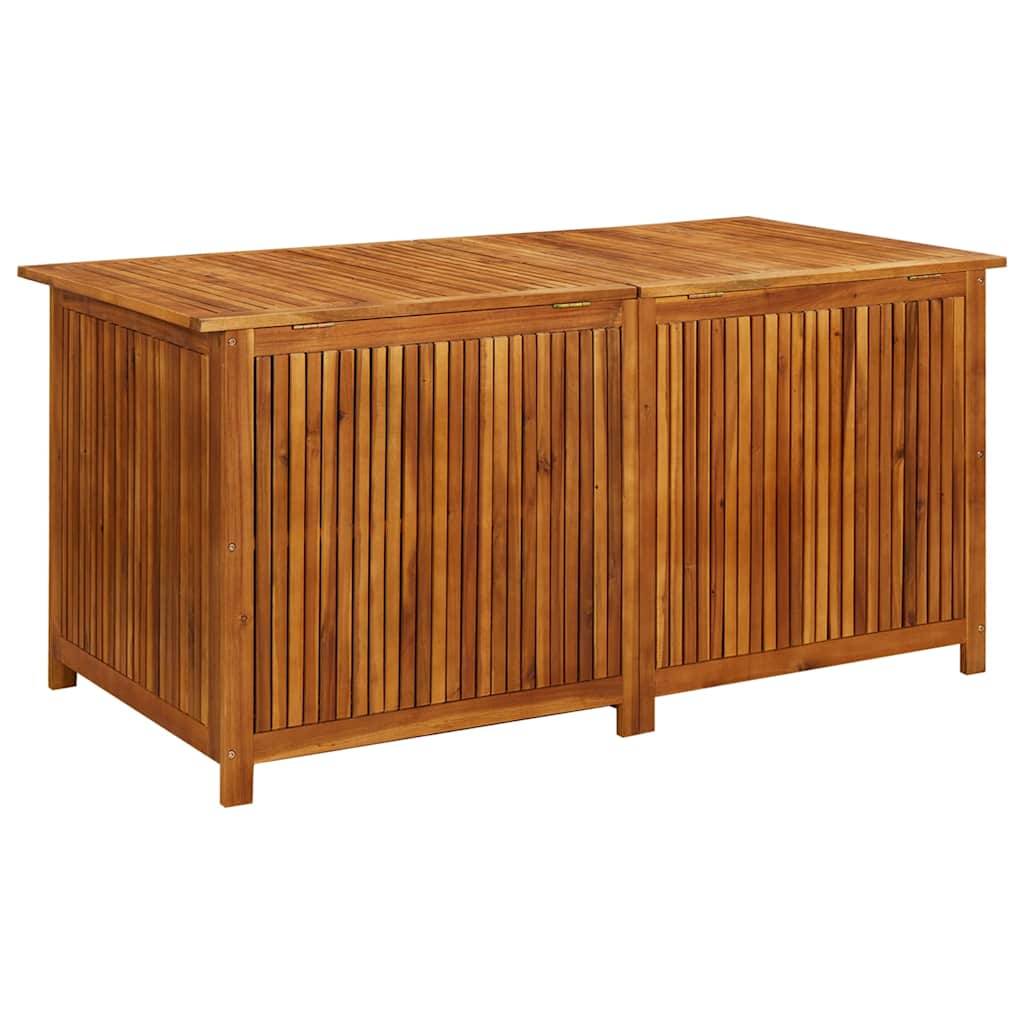 Contenitore da Giardino 150x80x75cm in Legno Massello di Acacia