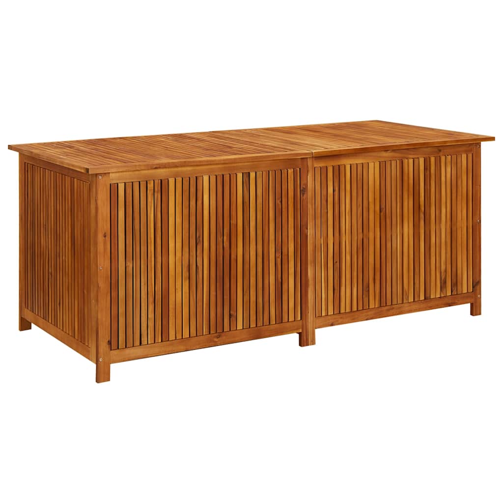 Contenitore da Giardino 175x80x75cm in Legno Massello di Acacia