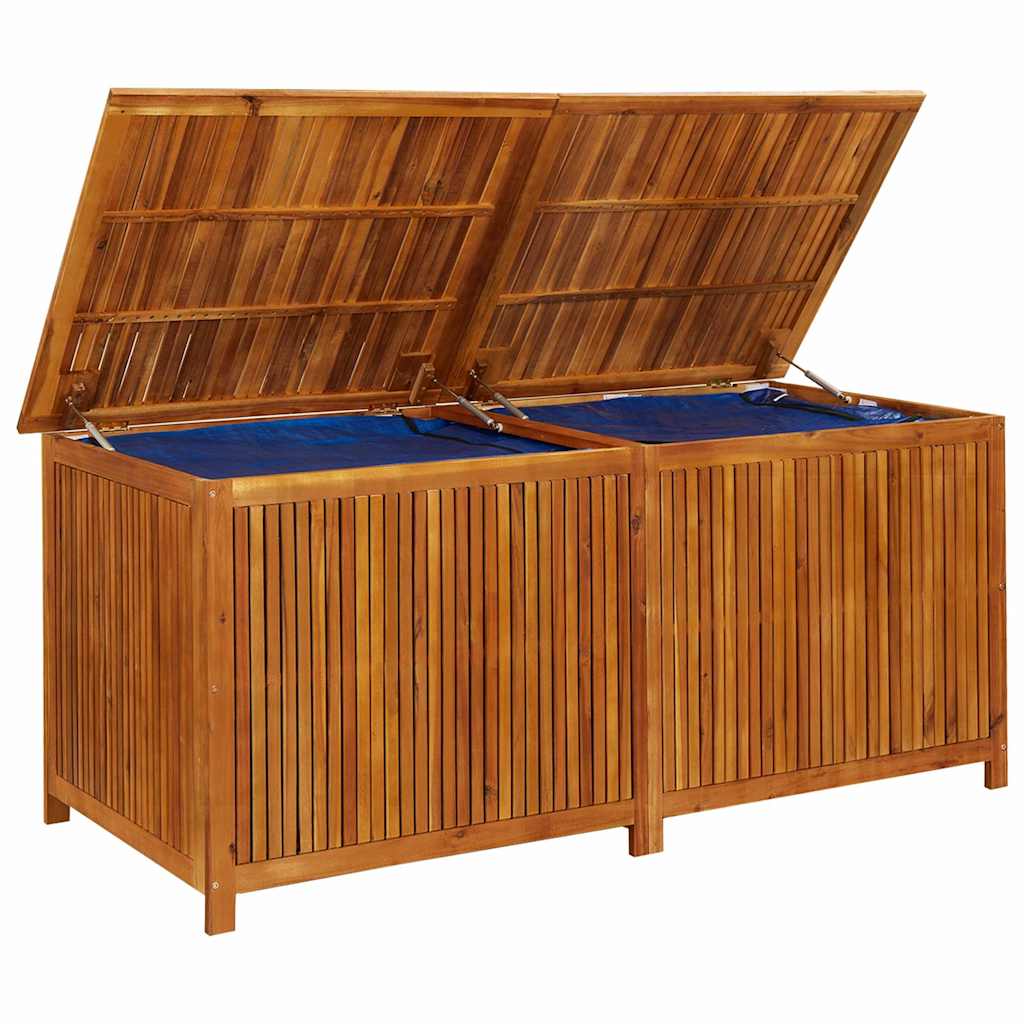 Contenitore da Giardino 175x80x75cm in Legno Massello di Acacia
