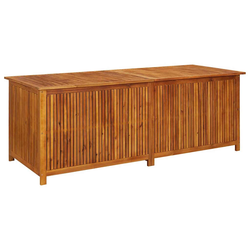 Contenitore da Giardino 200x80x75cm in Legno Massello di Acacia