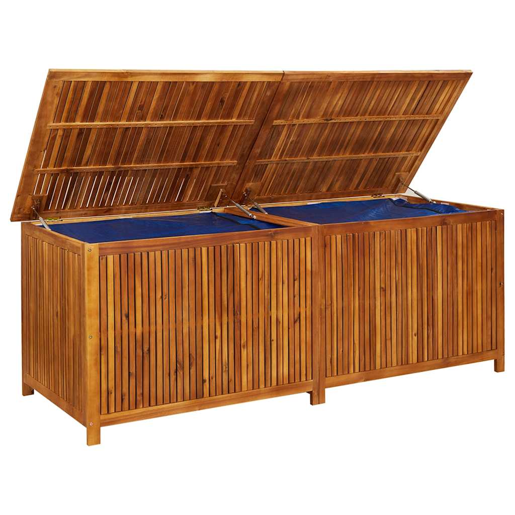 Contenitore da Giardino 200x80x75cm in Legno Massello di Acacia