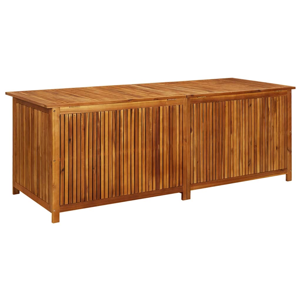 Contenitore da Giardino 200x80x75cm in Legno Massello di Acacia