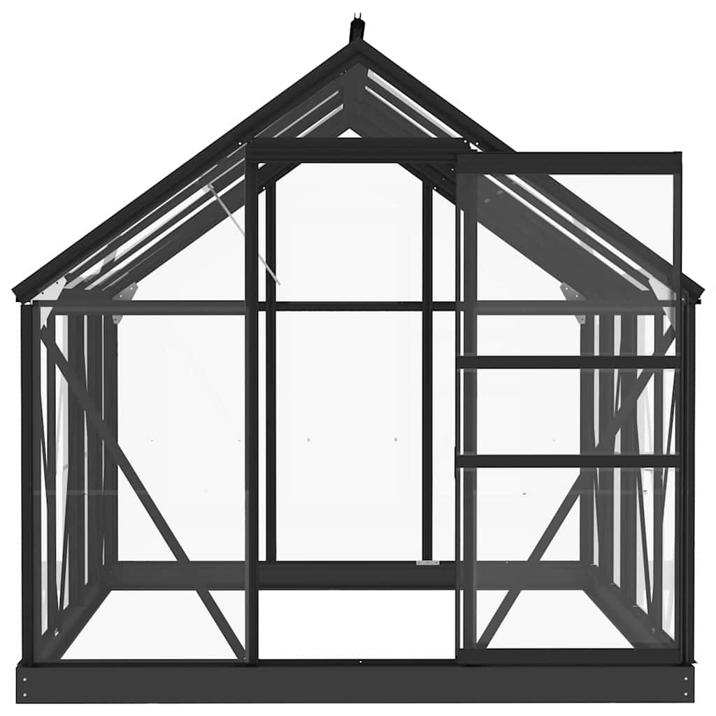 Telaio Serra con Base Antracite 155x200,5x191 cm in Alluminio