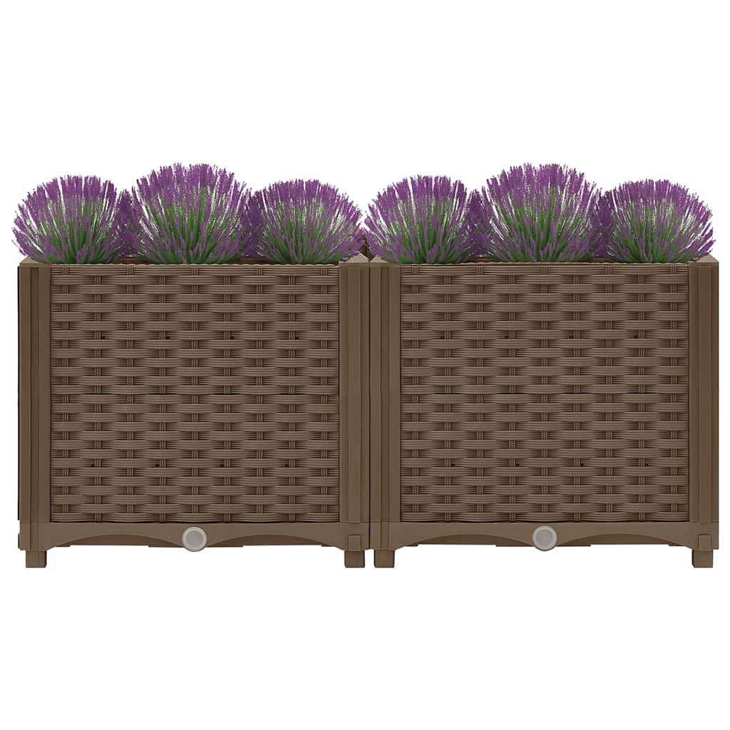 Fioriera Rialzata 80x40x38 cm in Polipropilene