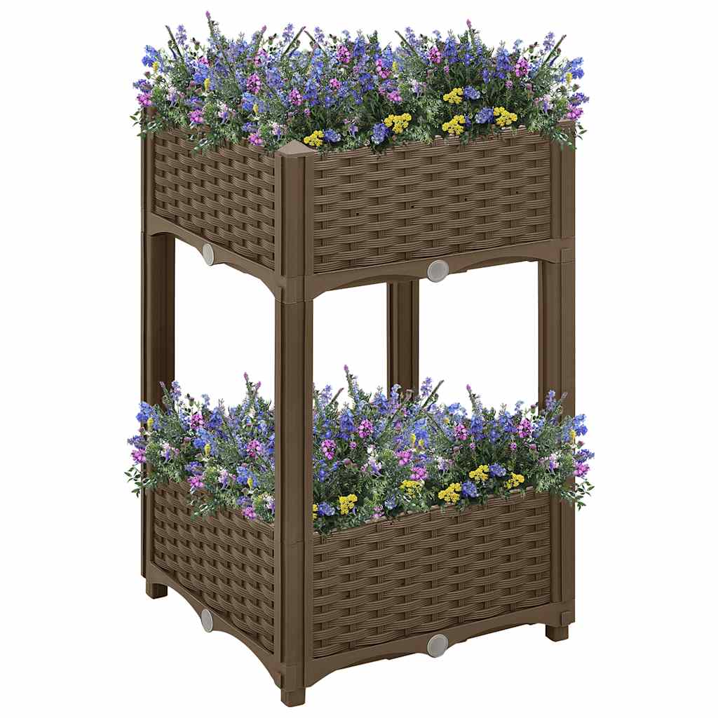 Fioriera Rialzata 40x40x71 cm in Polipropilene
