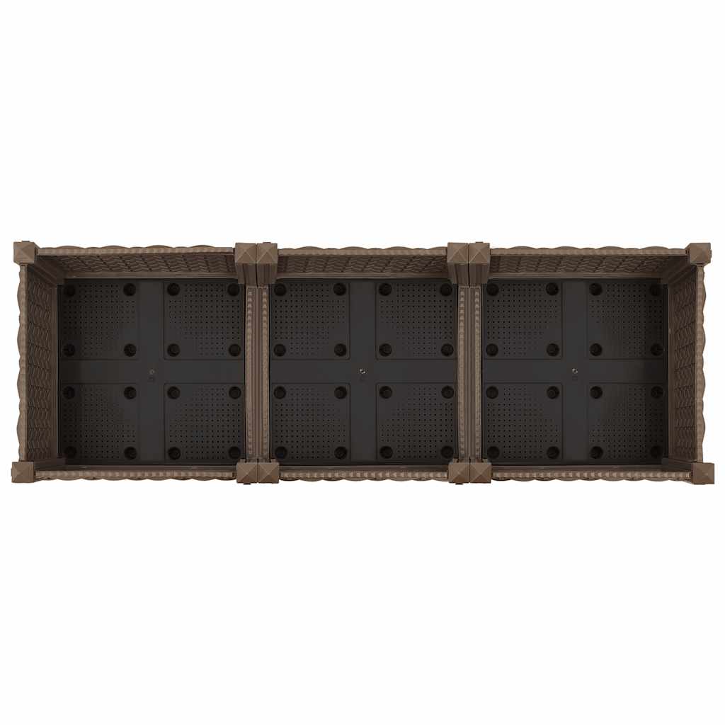 Fioriera Rialzata 120x40x71 cm in Polipropilene