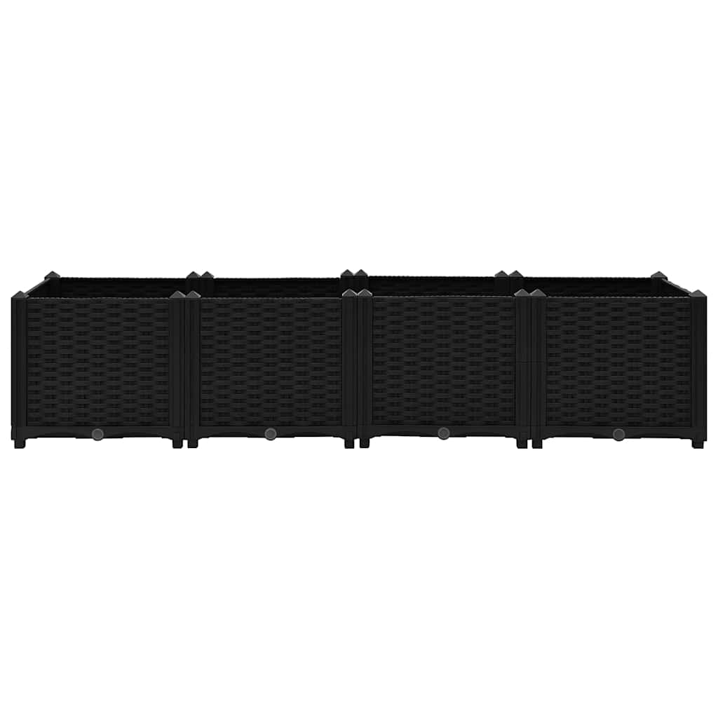 Fioriera Rialzata 160x40x38 cm in Polipropilene