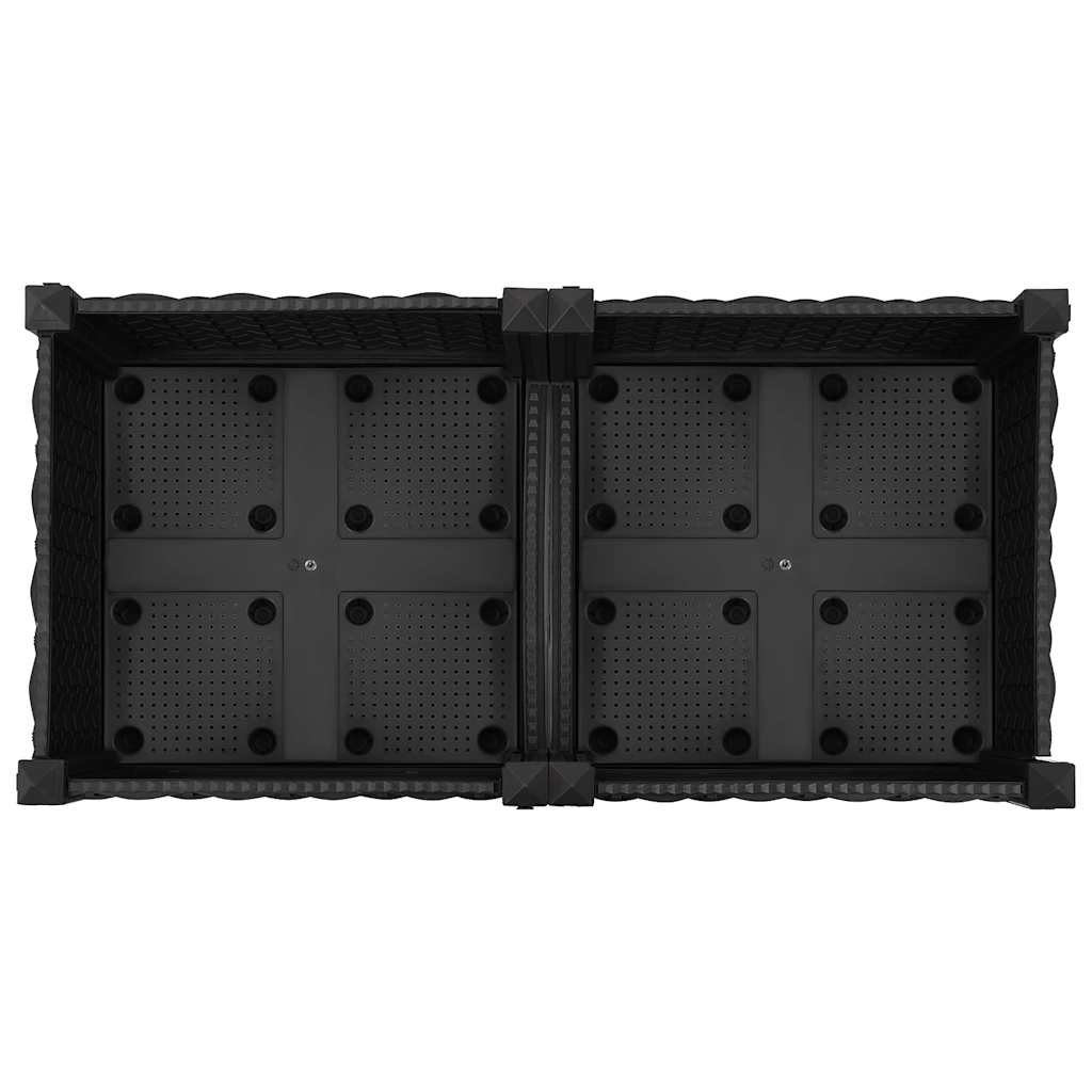 Fioriera Rialzata 80x40x71 cm in Polipropilene