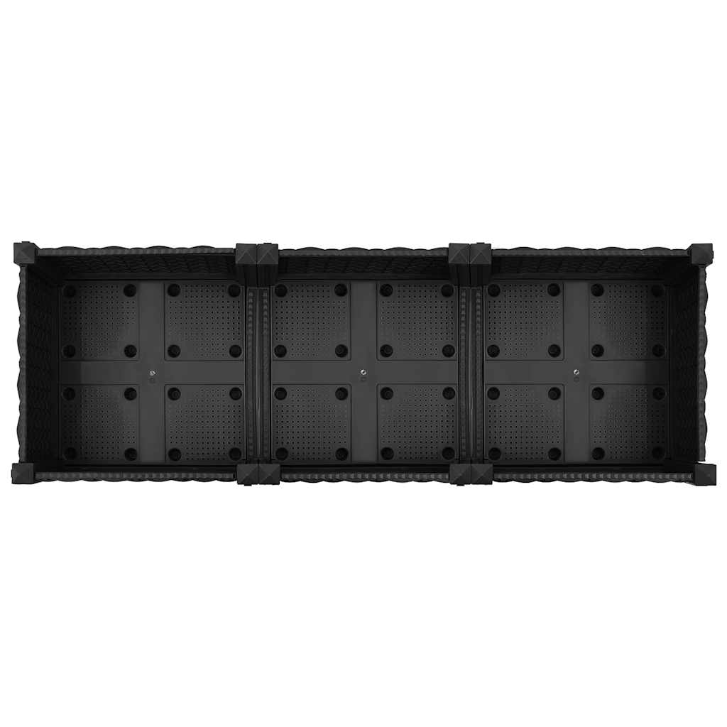 Fioriera Rialzata 120x40x71 cm in Polipropilene