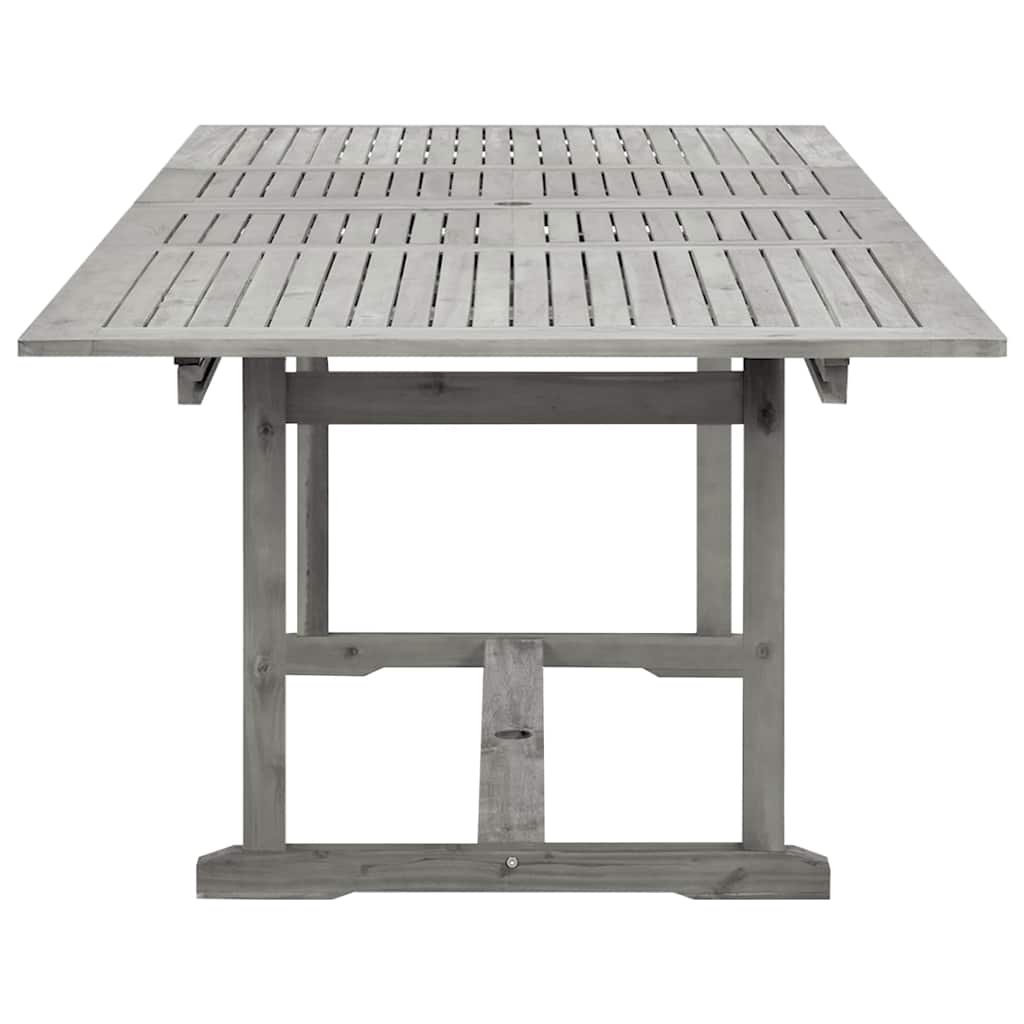 Tavolo da Pranzo per Esterni (160-240)x100x75cm Massello Acacia