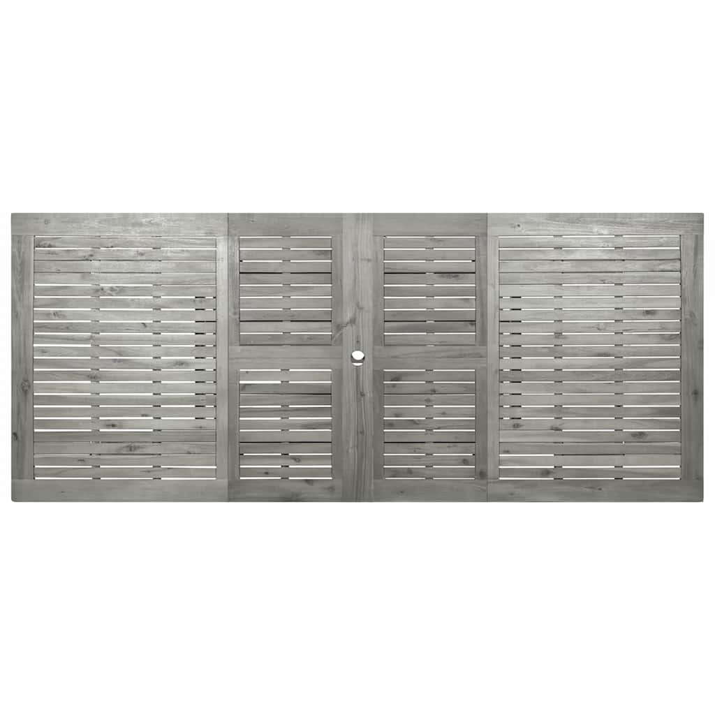 Tavolo da Pranzo per Esterni (160-240)x100x75cm Massello Acacia